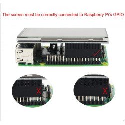 Raspberry Pi 4 LCD 3.5 Inch Touch Display with ABS Case  Cooling Fan Kit